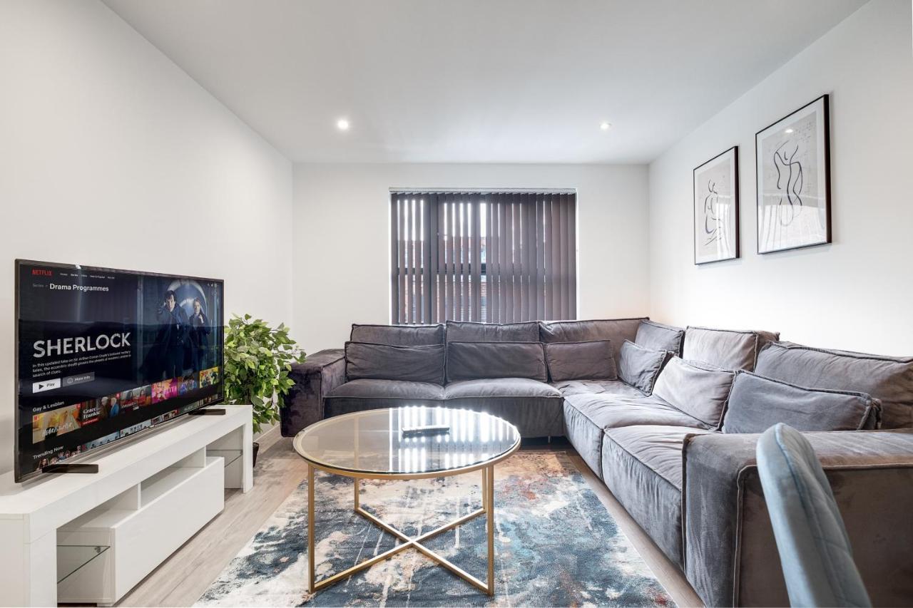 Ebra Stays - Choice Of 2 Or 3 Individual Beds - Luxury New Build Apartment ✪ City Centre, Digbeth ✓ Smart Tv'S & Large Corner Sofa - Birmingham Kültér fotó