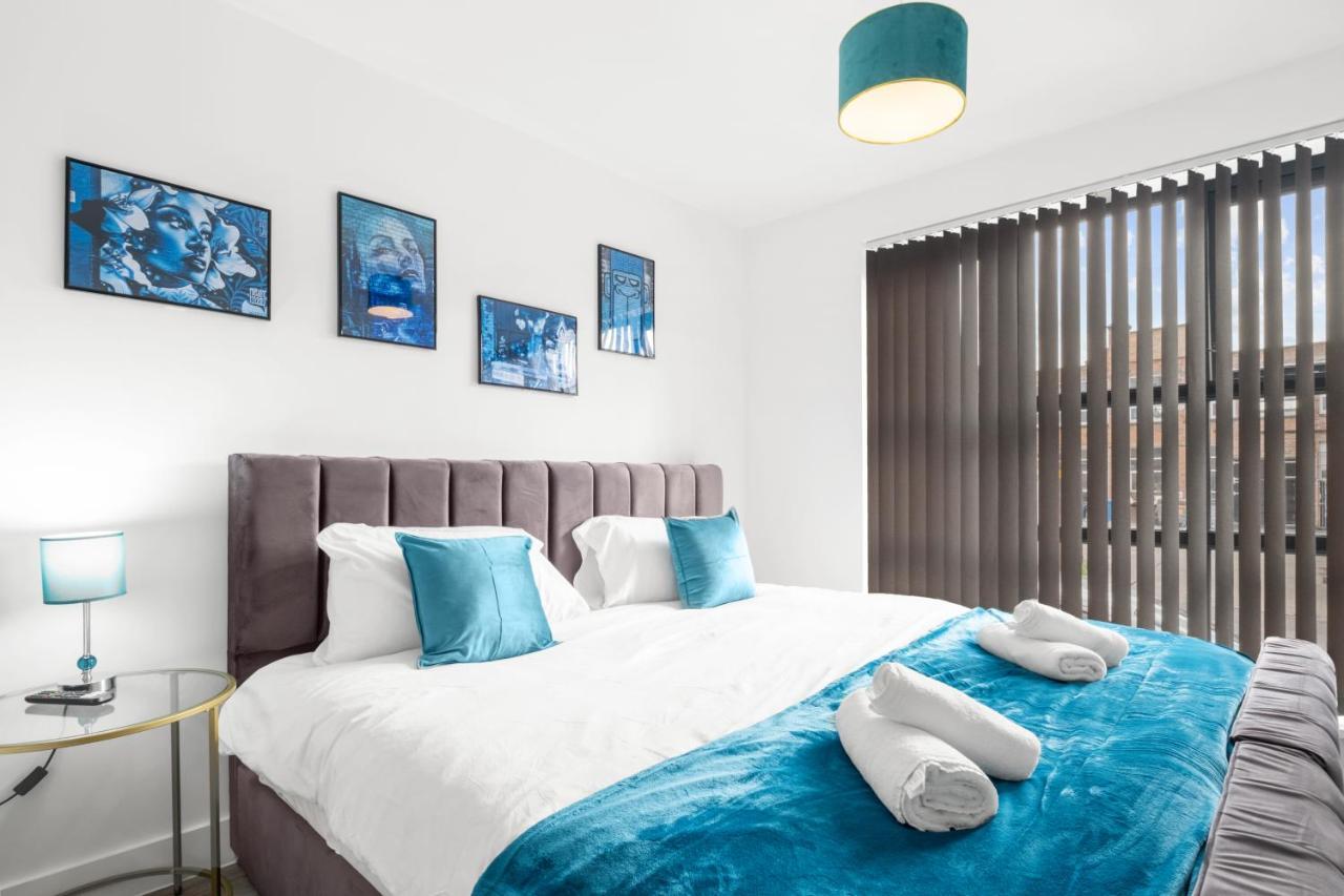 Ebra Stays - Choice Of 2 Or 3 Individual Beds - Luxury New Build Apartment ✪ City Centre, Digbeth ✓ Smart Tv'S & Large Corner Sofa - Birmingham Kültér fotó